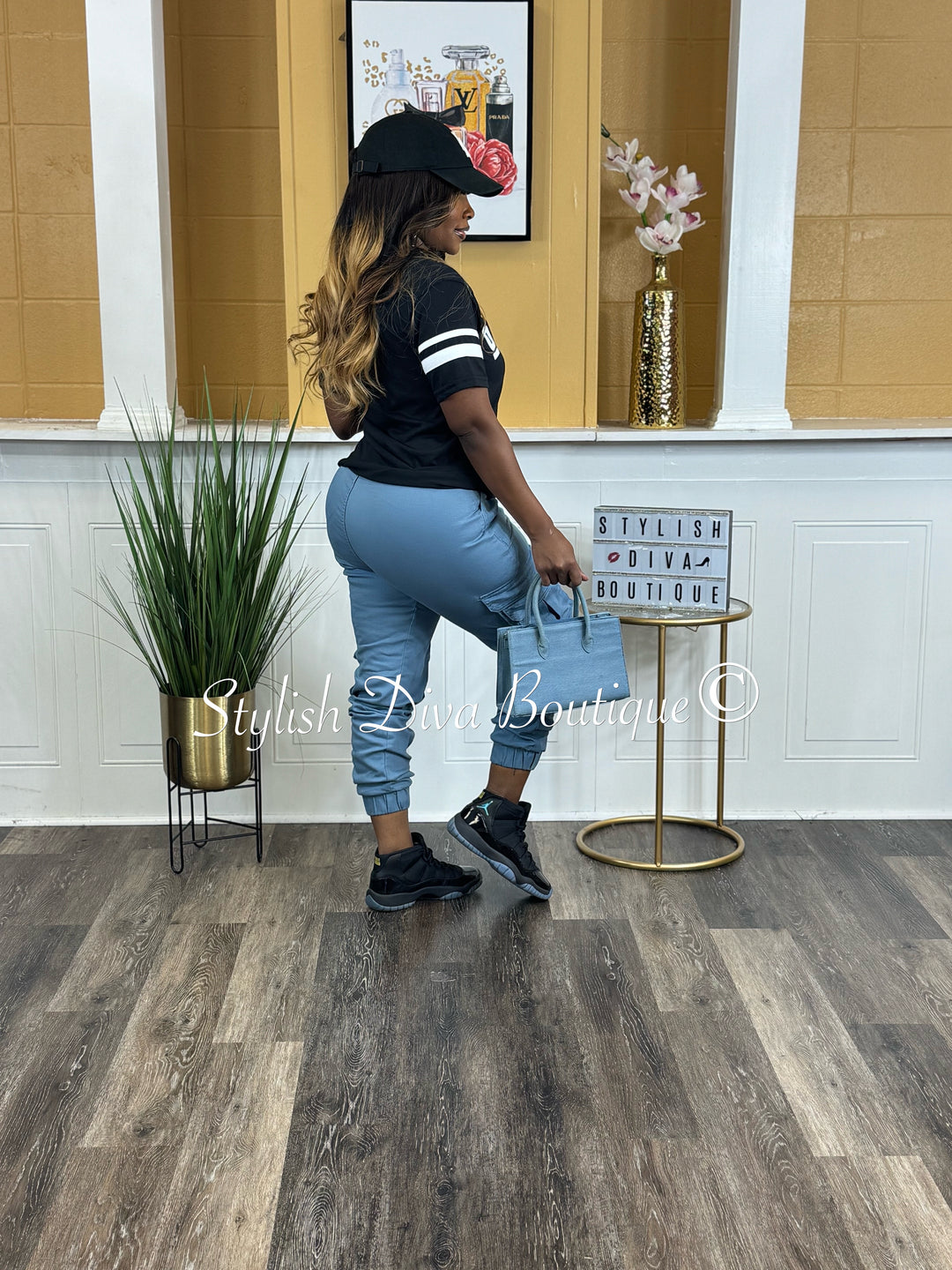 Original Jersey Tee (Black Shirt/White Print)