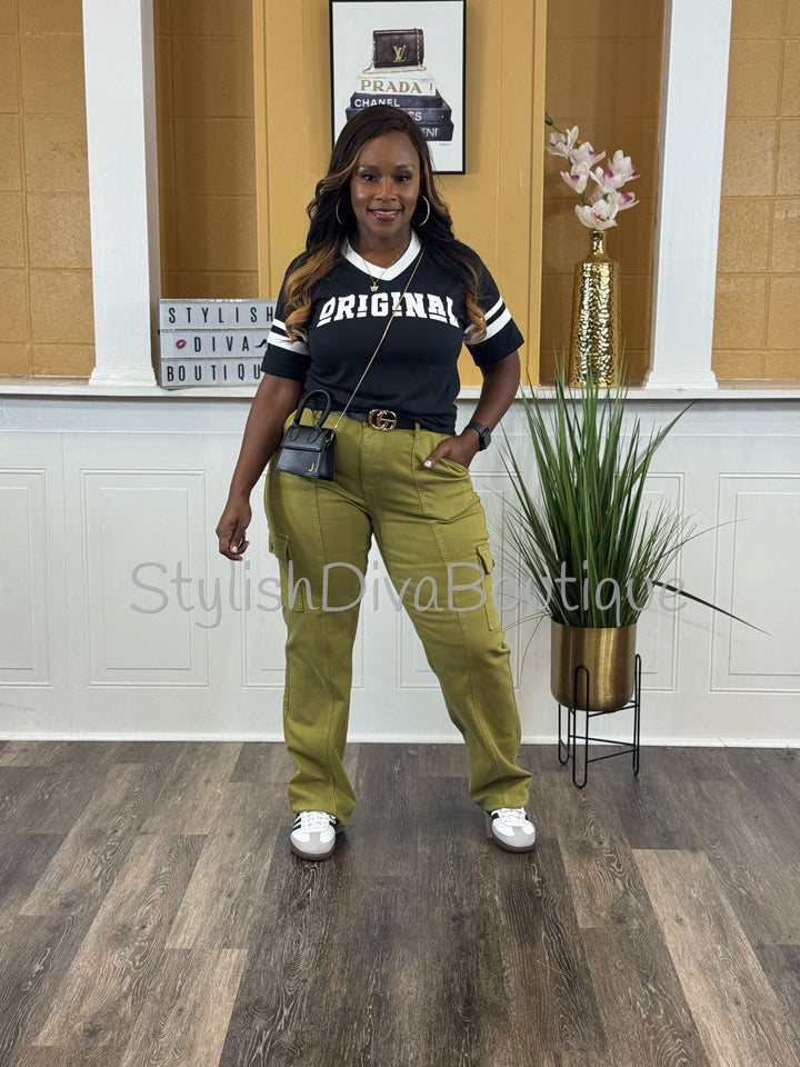 The Assignment Cargo Pants up to 24W (Matcha)