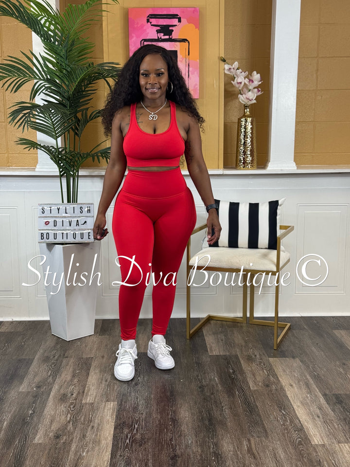 Totally Cute Active Set (Red)