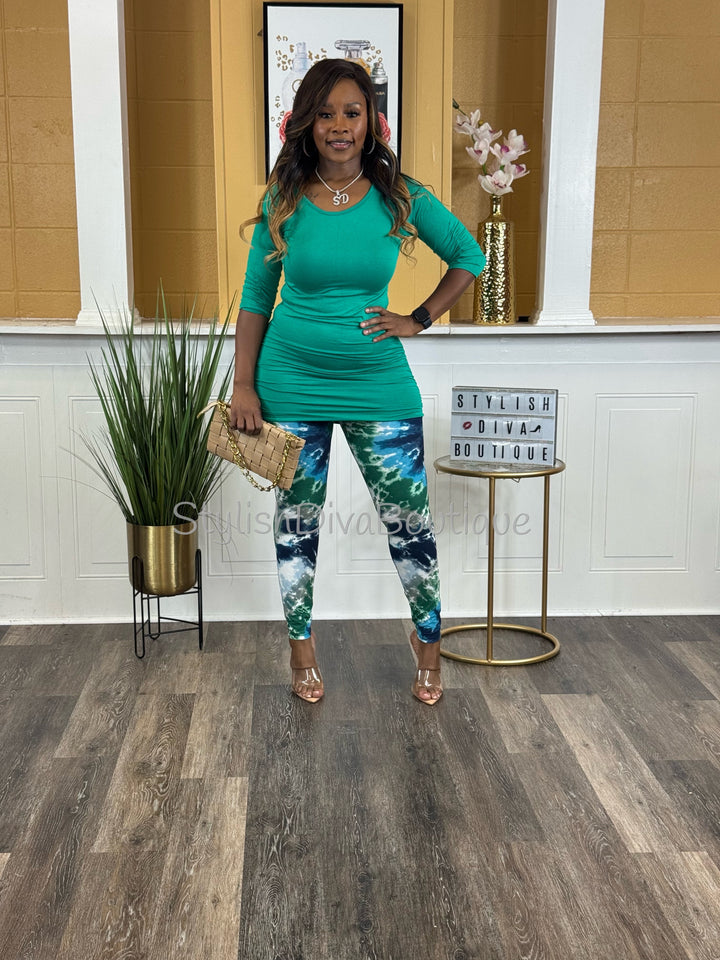 Emerald Energy Legging Set