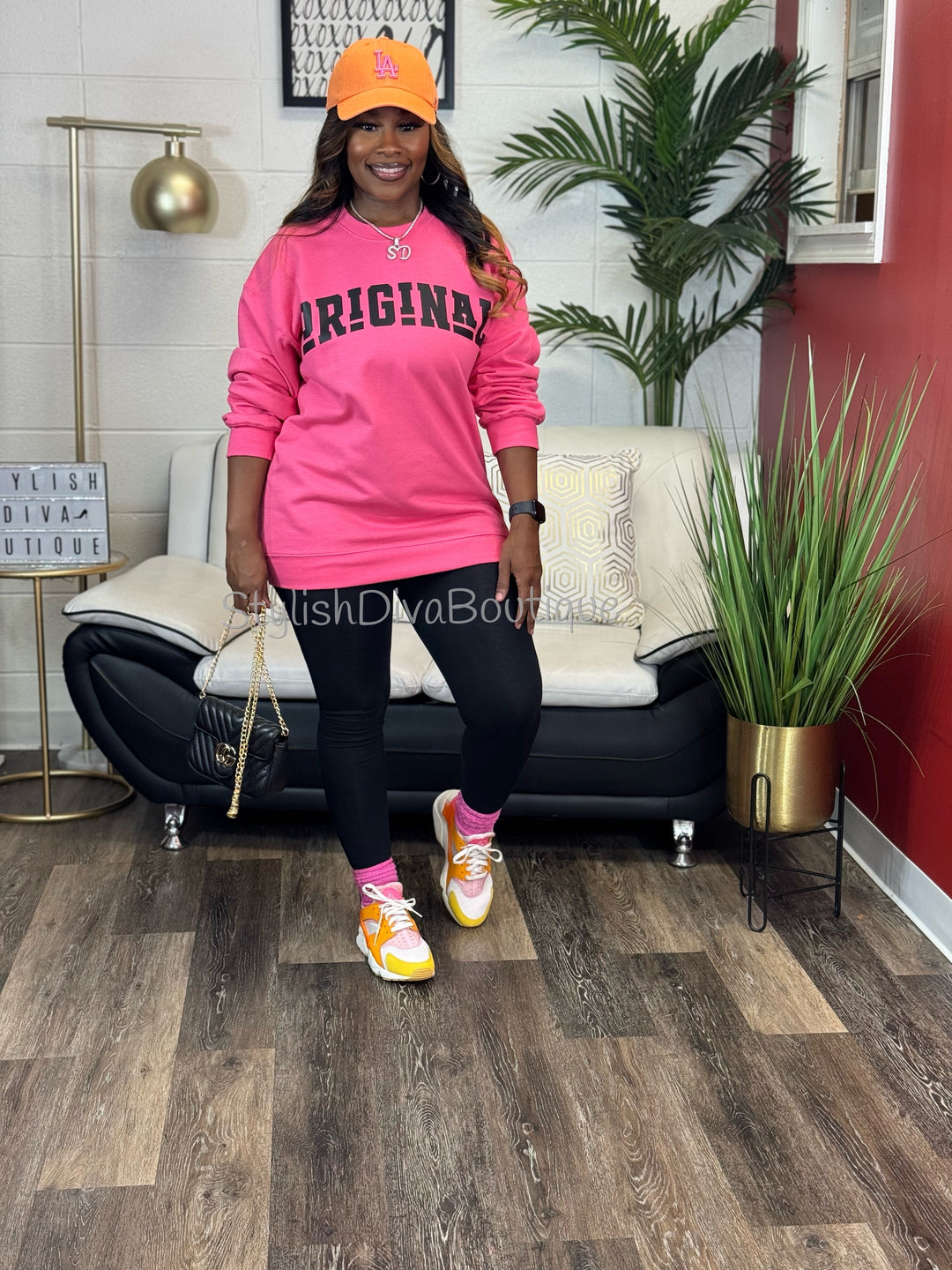 ORIGINAL Signature Sweatshirt (Diva Pink)