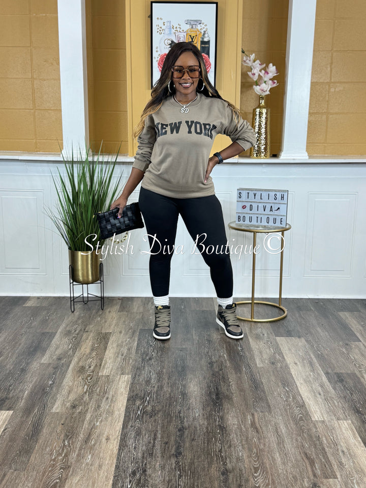 Butter Soft Microfiber Leggings up to 3XL (Black)