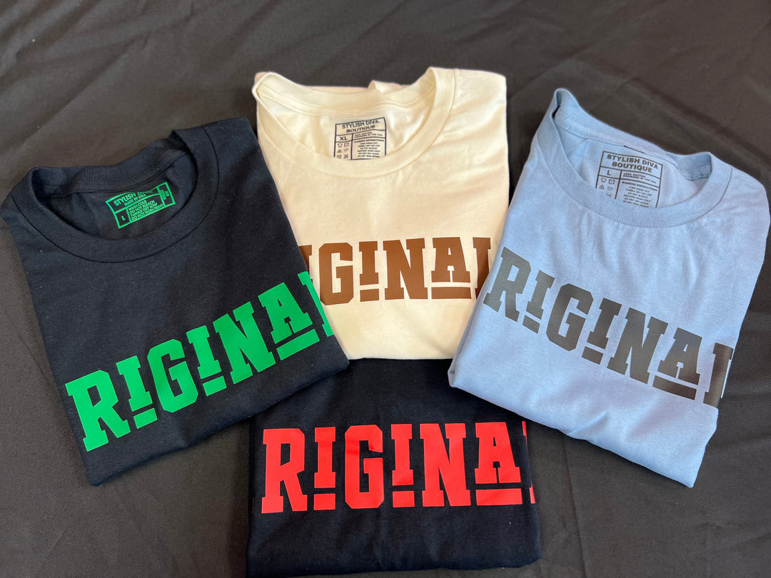 ORIGINAL Signature Graphic Tee (Brown Print)