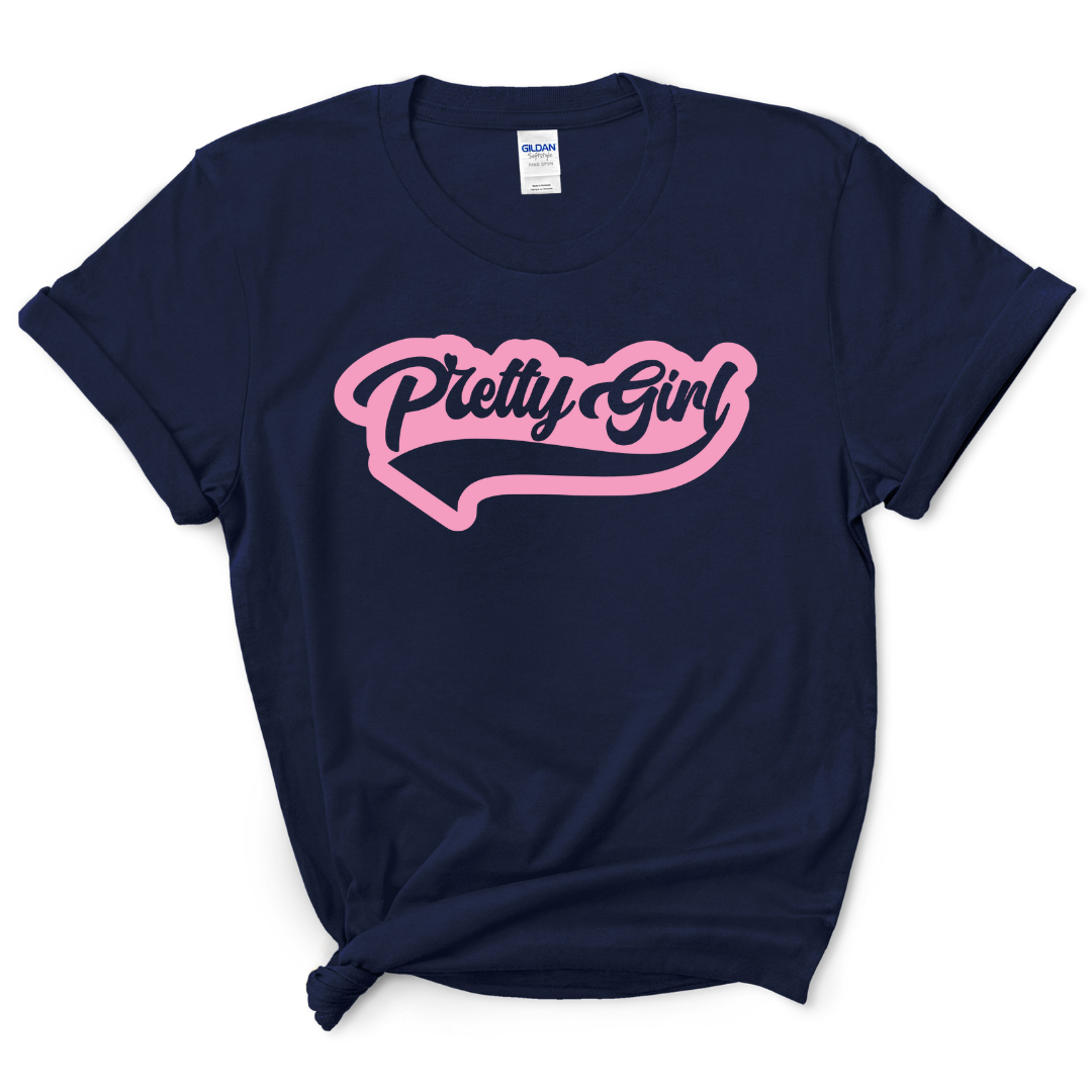 Pretty Girl T-Shirt (Pink Print)