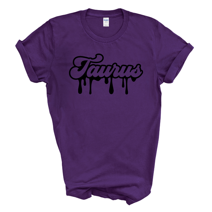 Taurus Dripping T-Shirt (Black Print)