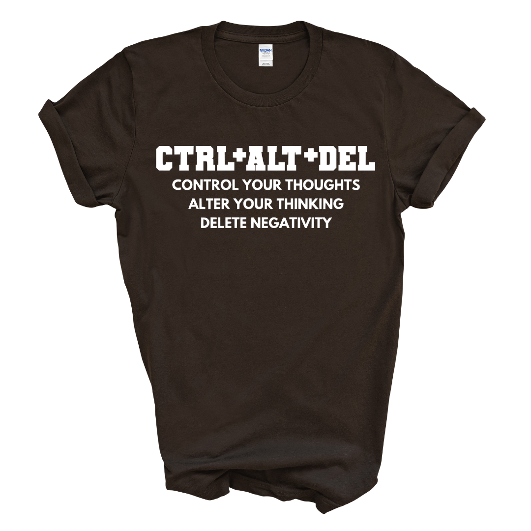 CTRL+ALT+DEL T-Shirt (White Print)