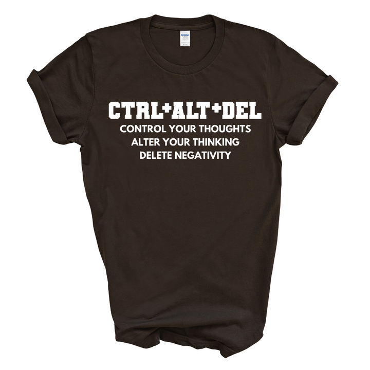 CTRL+ALT+DEL T-Shirt (White Print)