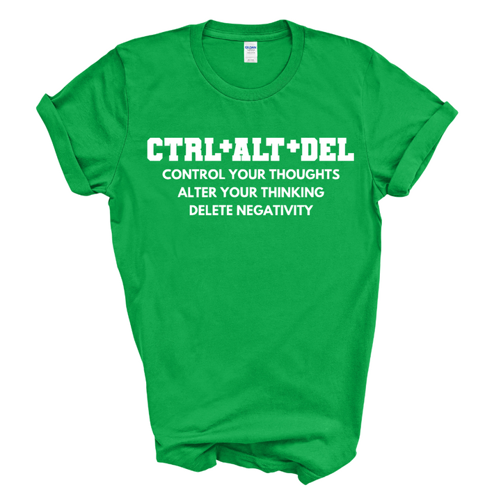 CTRL+ALT+DEL T-Shirt (White Print)