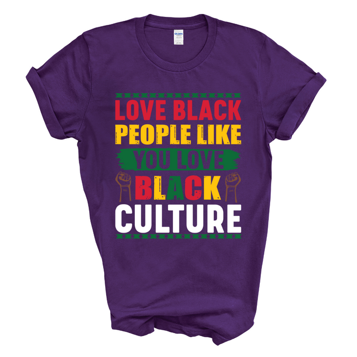Love Black People T-Shirt (Multi-Color Print)