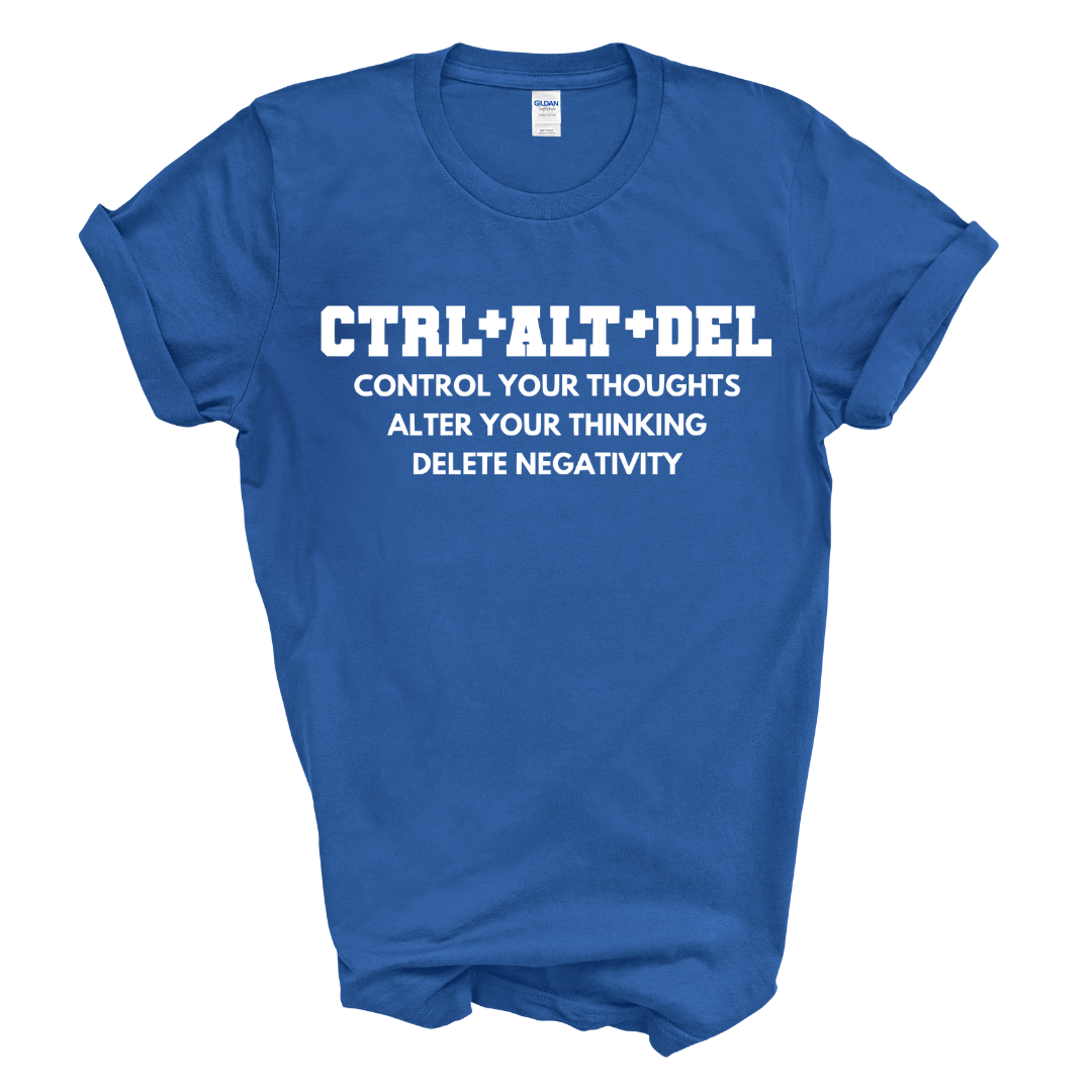 CTRL+ALT+DEL T-Shirt (White Print)