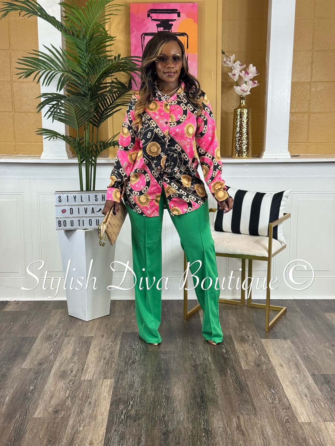 Juliana Paisley Print Shirt