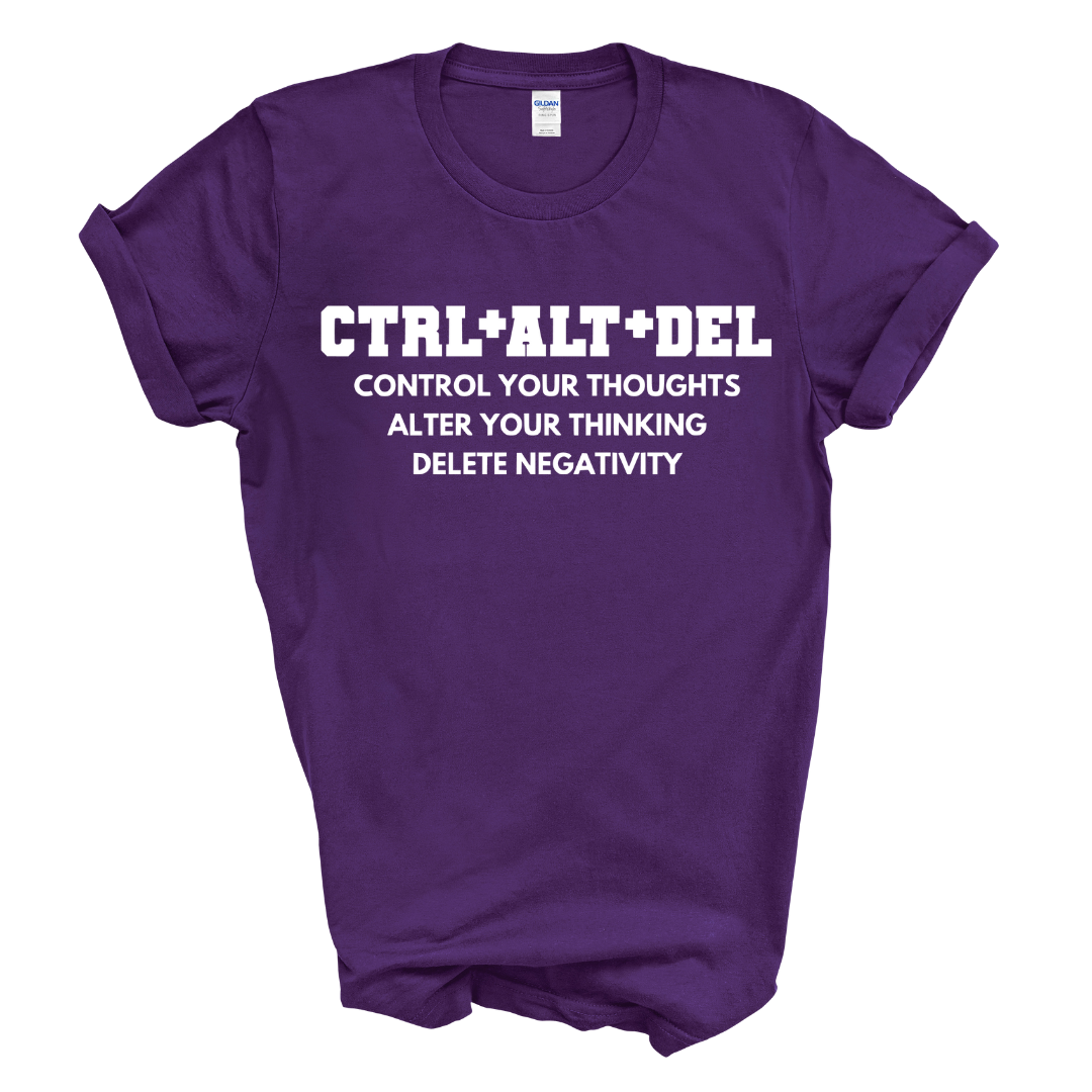 CTRL+ALT+DEL T-Shirt (White Print)