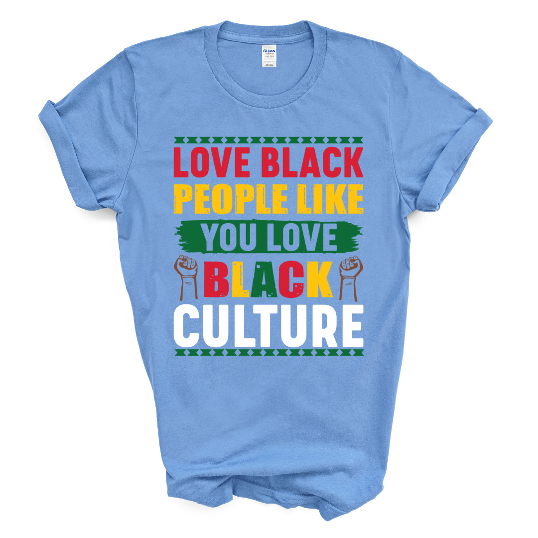 Love Black People T-Shirt (Multi-Color Print)