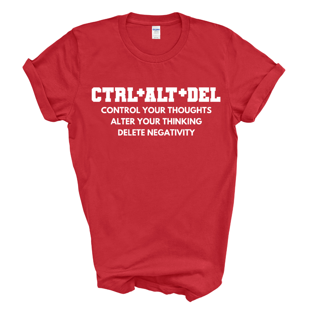 CTRL+ALT+DEL T-Shirt (White Print)