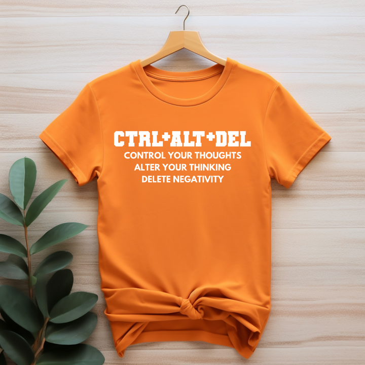 CTRL+ALT+DEL T-Shirt (White Print)
