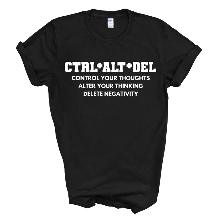 CTRL+ALT+DEL T-Shirt (White Print)