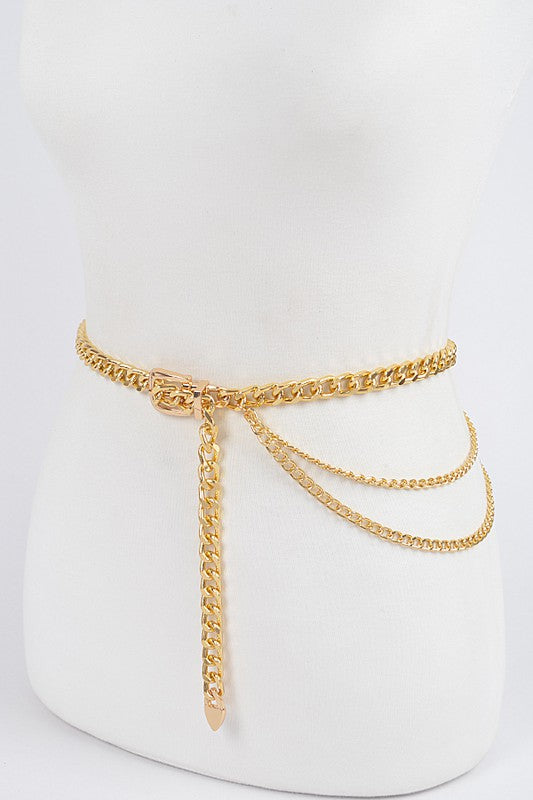 Small Chain Buckle Belt