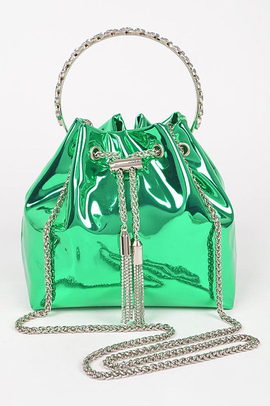 Chrome Bucket Bag