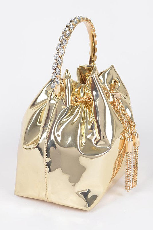 Chrome Bucket Bag