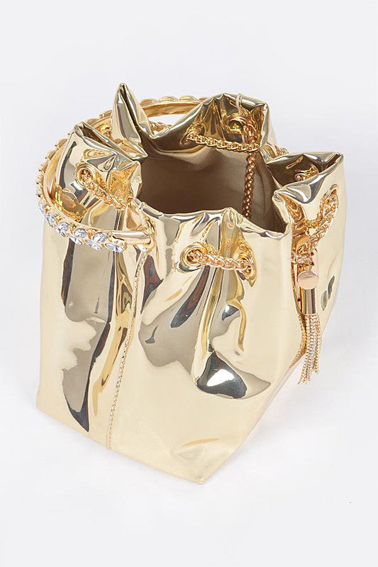 Chrome Bucket Bag