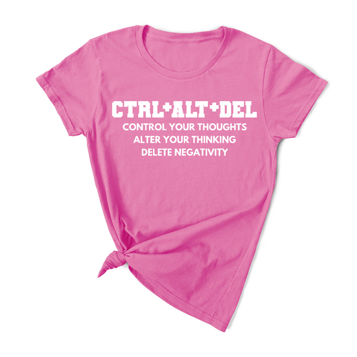 CTRL+ALT+DEL T-Shirt (White Print)