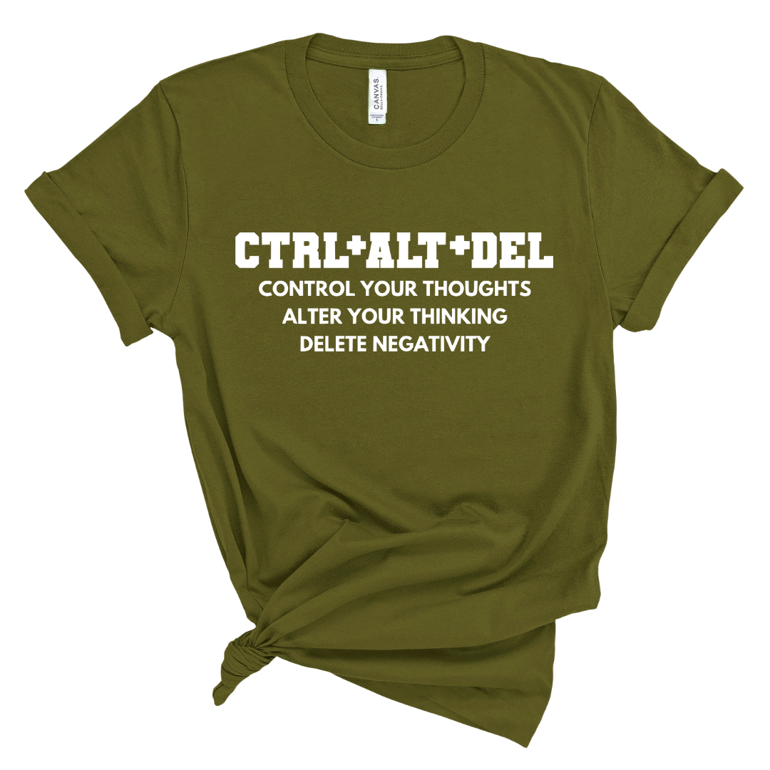 CTRL+ALT+DEL T-Shirt (White Print)