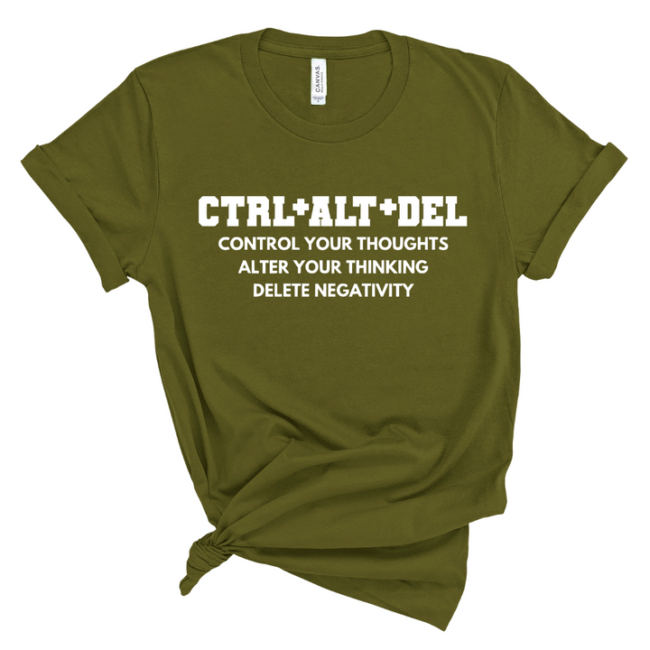 CTRL+ALT+DEL T-Shirt (White Print)