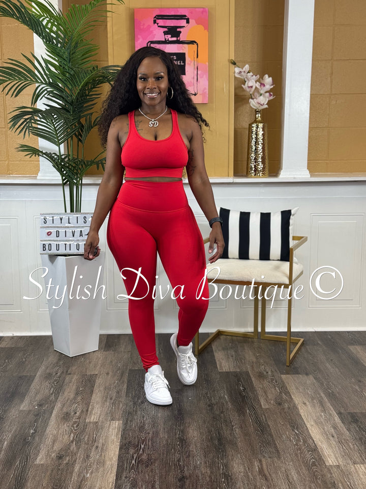 Totally Cute Active Set (Red)