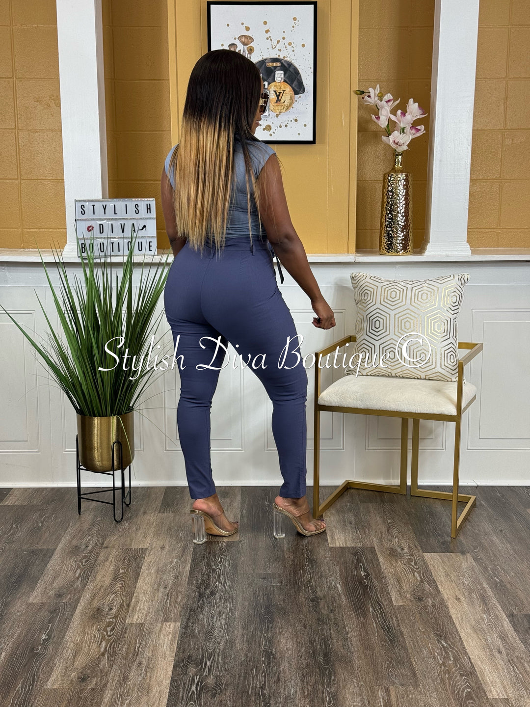 Luxe Diva Pants (Midnight Navy)