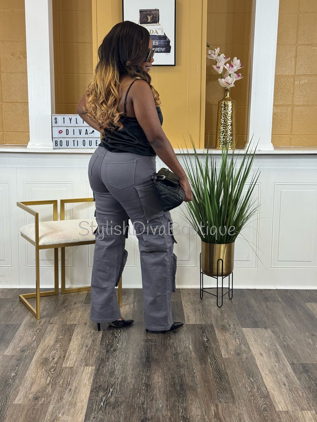 In My Element Cargo Pants (Grey)