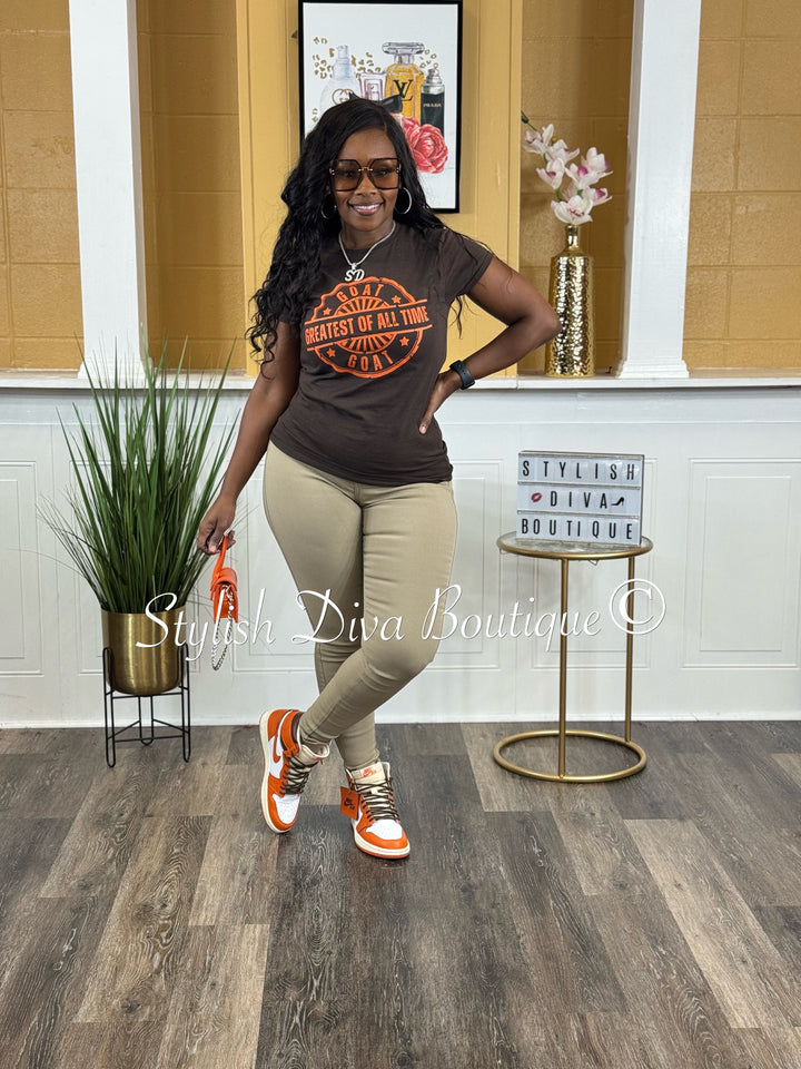So Curvy Stretch Skinny Jeans up to 2XL (Khaki)
