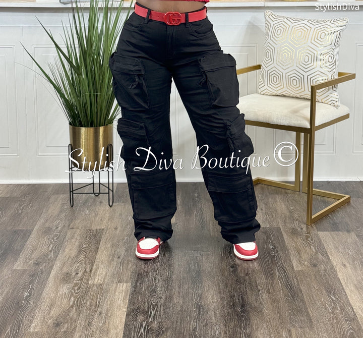 Good Intentions Cargo Pants up to 3XL (Black)