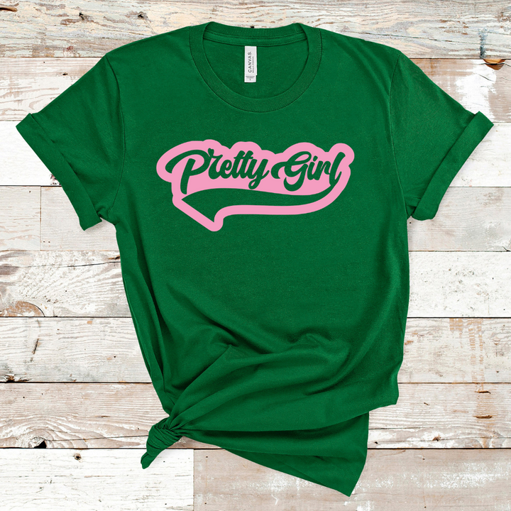 Pretty Girl T-Shirt (Pink Print)
