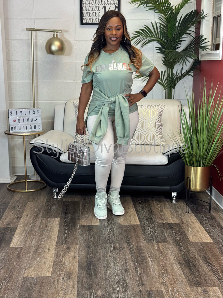 ORIGINAL Signature Graphic Tee (Sage Serenity)