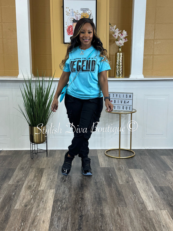 Sienna Cargo Joggers up to 3XL (Black)