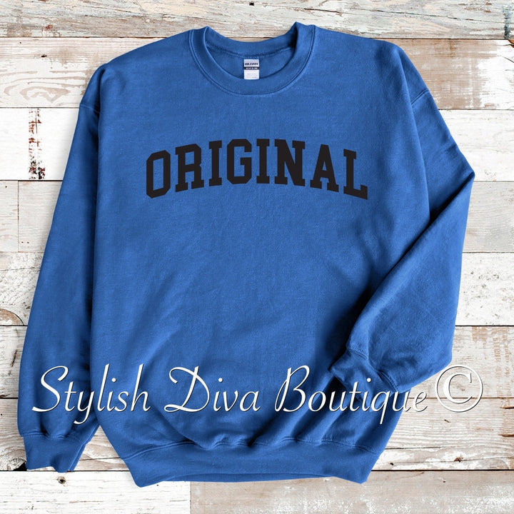 The ORIGINAL Sweatshirt Only up to 3XL (Black Print)