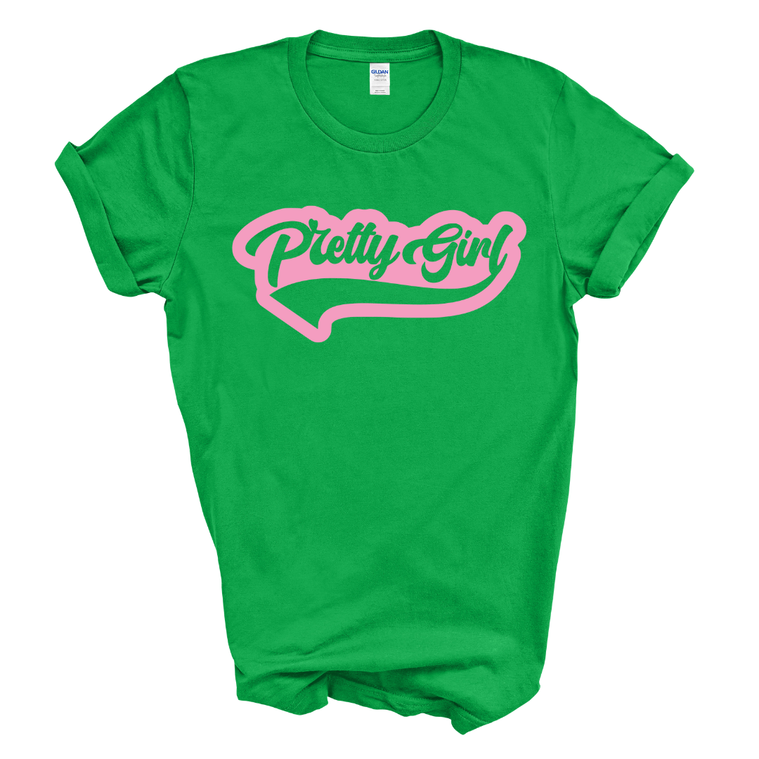 Pretty Girl T-Shirt (Pink Print)