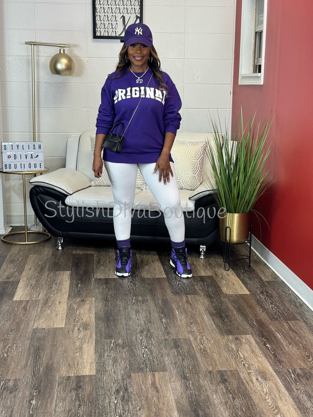 ORIGINAL Bold Sweatshirt Only up to 3XL (White Print)