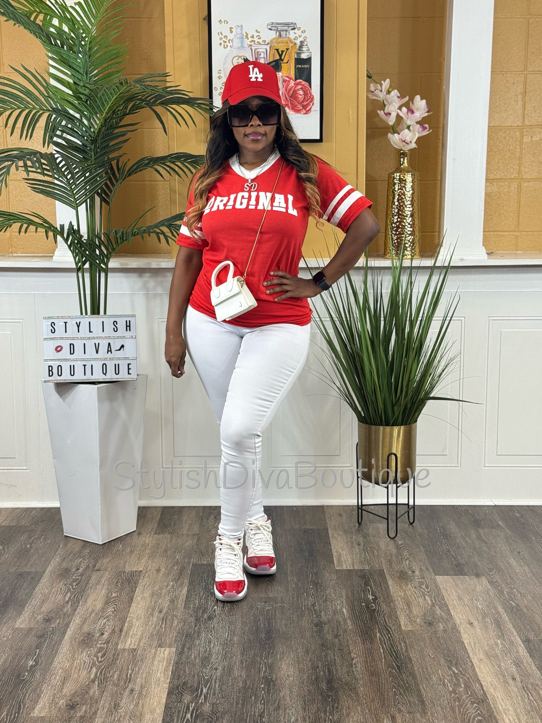 ORIGINAL Varsity Tee (Power Red)