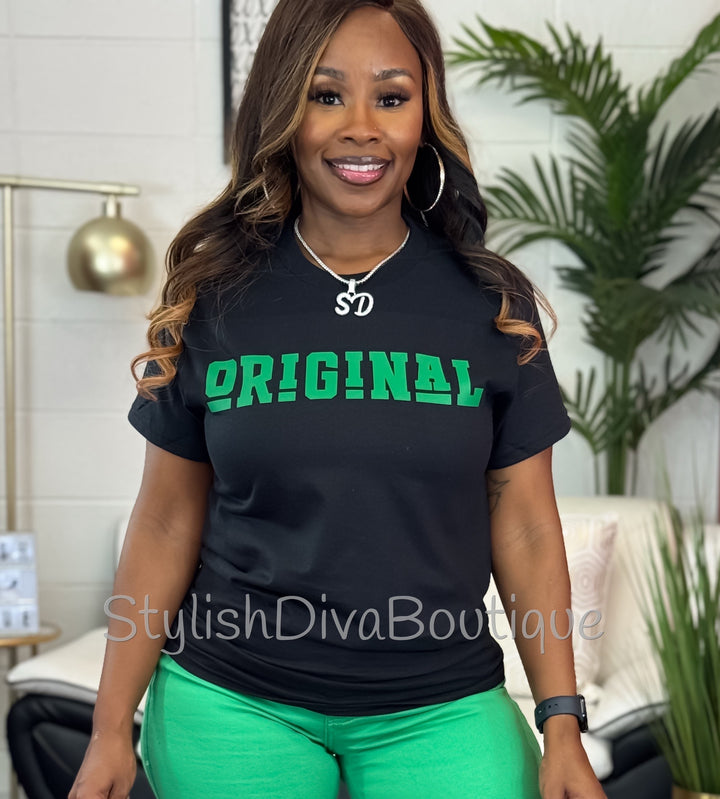 ORIGINAL Graphic Tee (Green Print)