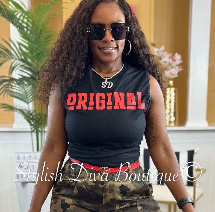 ORIGINAL T-Shirt (Red Print)