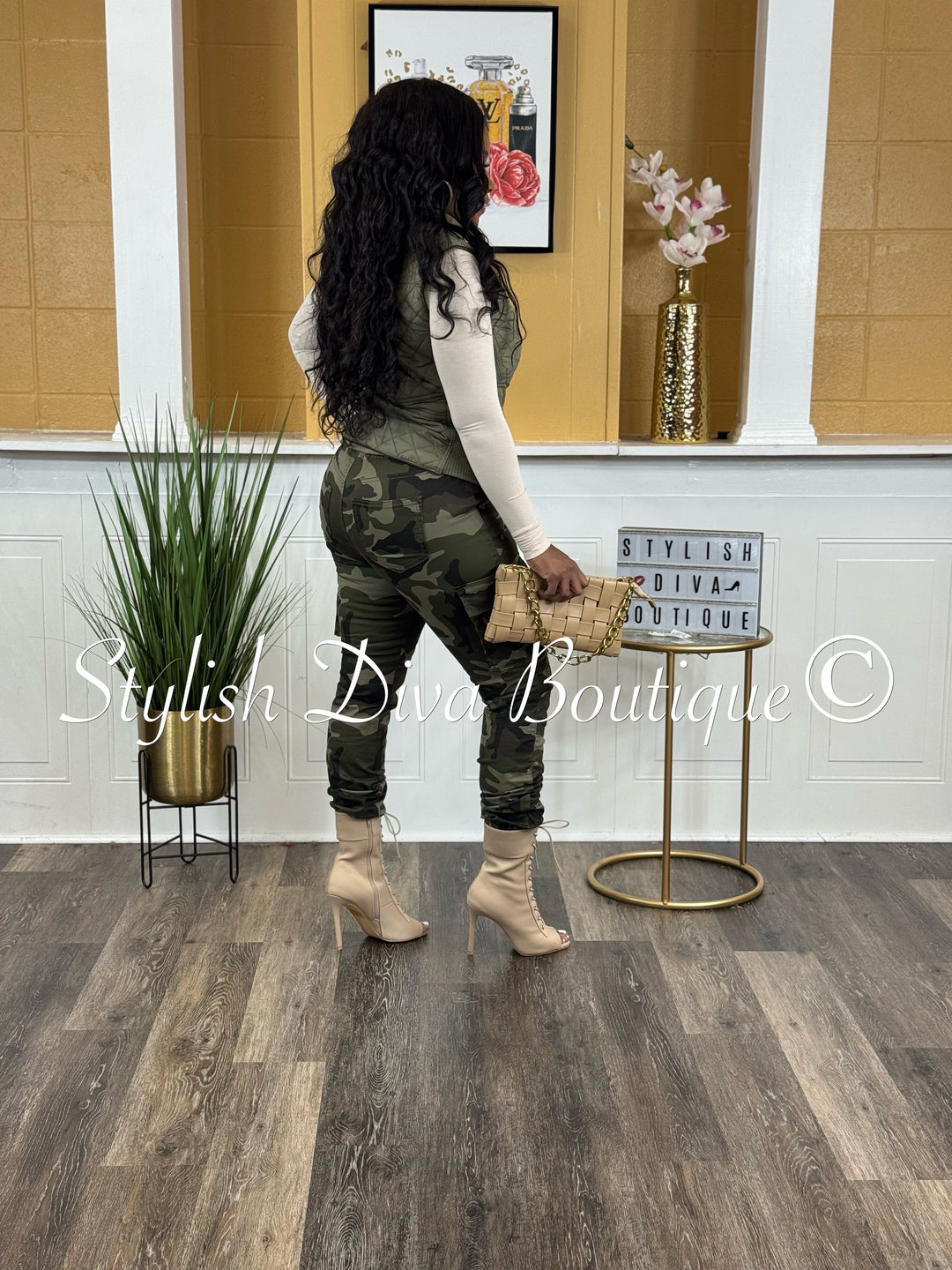 Kena Camo Cargo Joggers