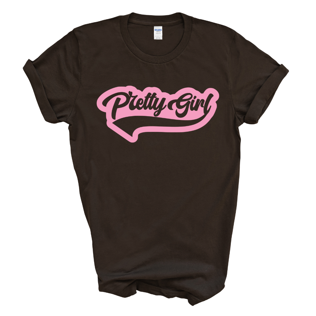 Pretty Girl T-Shirt (Pink Print)