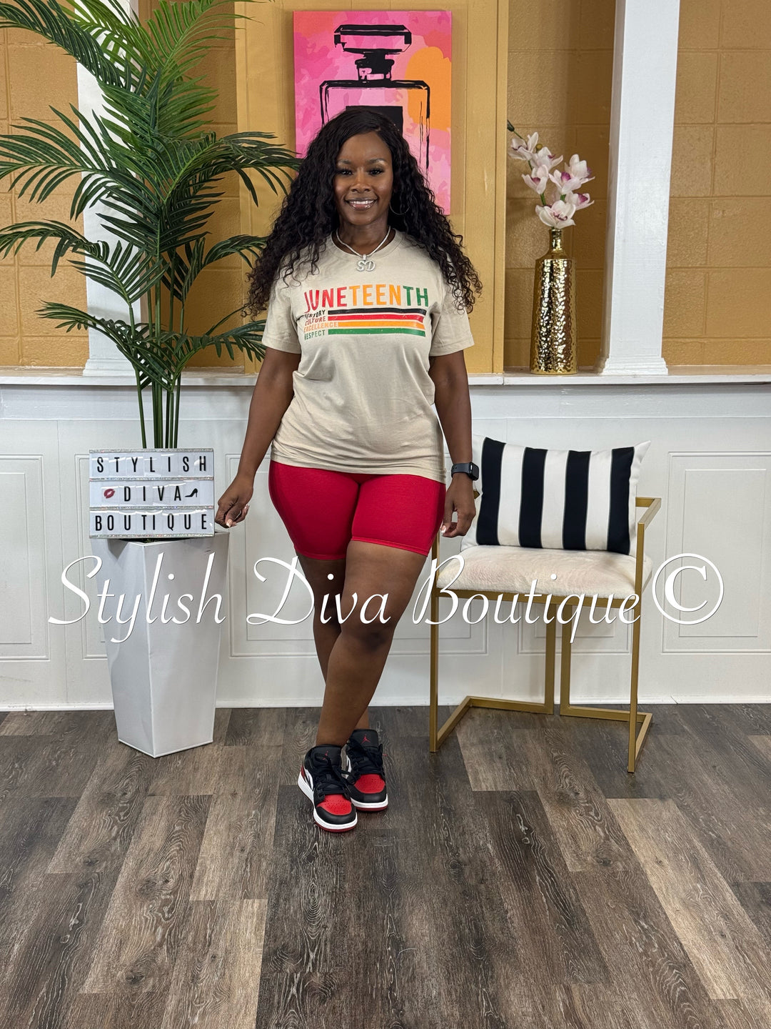 Juneteenth History T-Shirt (Multi-Color Print)