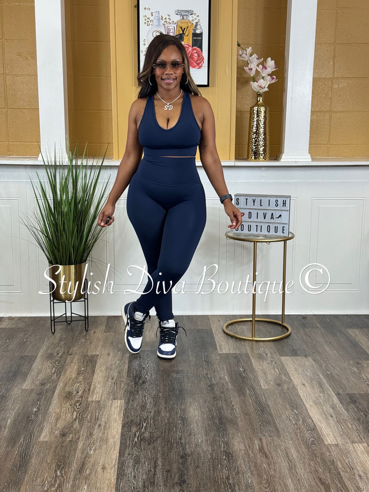 Totally Cute Active Set (Navy)