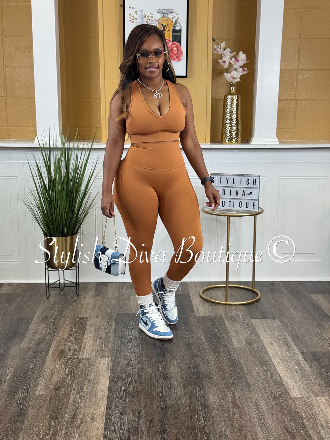 Totally Cute Active Set (Almond Brown)