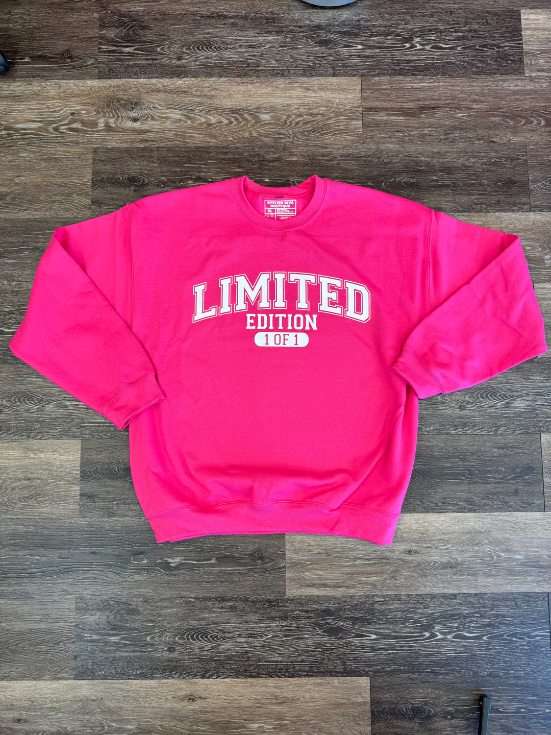 Limited Edition 1 of 1 Sweatshirt Only up to 3XL (White Print)