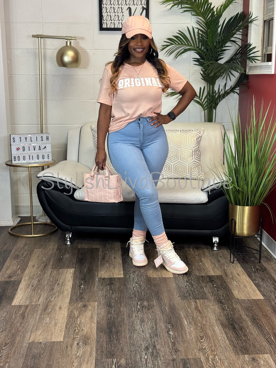 ORIGINAL Signature Graphic Tee (Blush Pink)