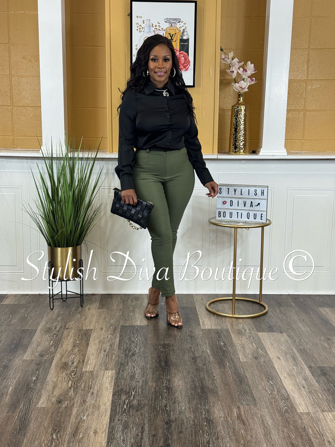 Ambition Dress Pants (Olive)