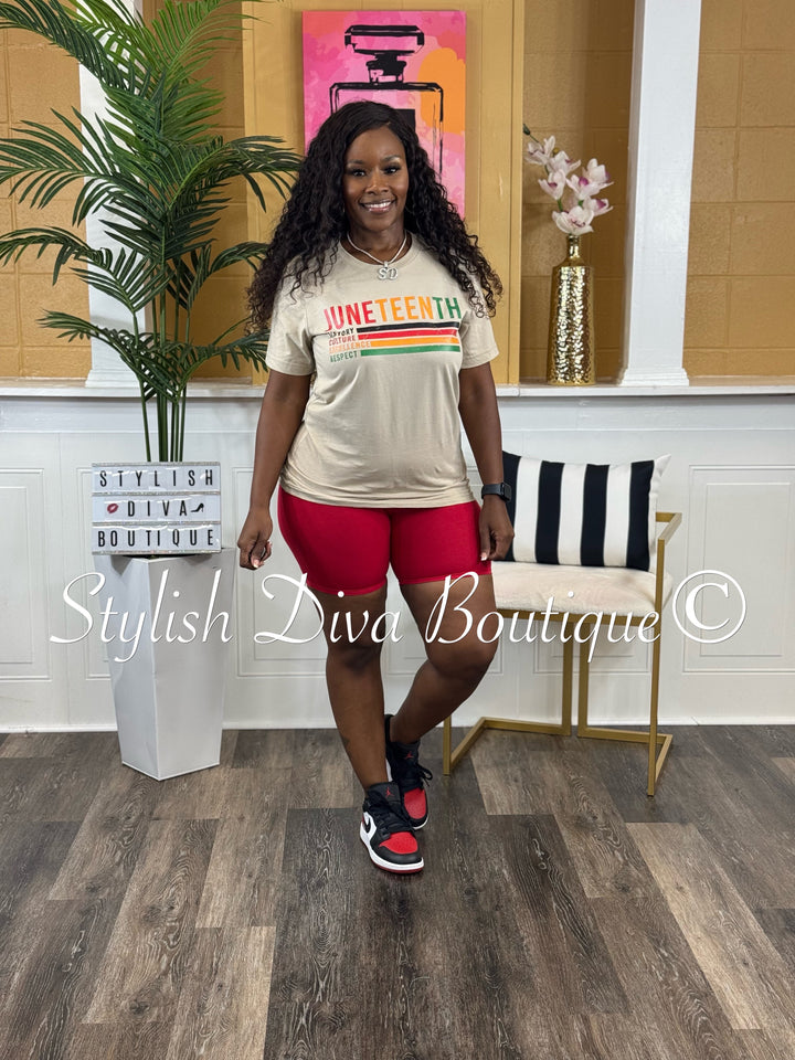 Juneteenth History T-Shirt (Multi-Color Print)